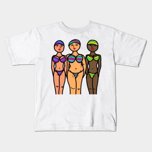 women bikini body figure Kids T-Shirt